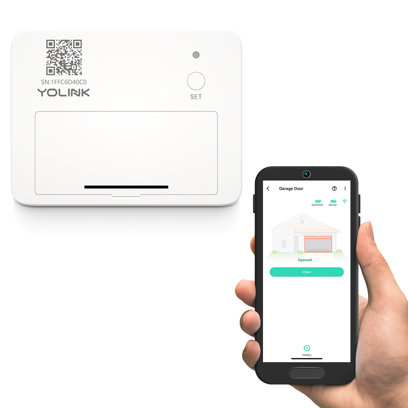 Garage Door Sensor, YoLink Hub Required