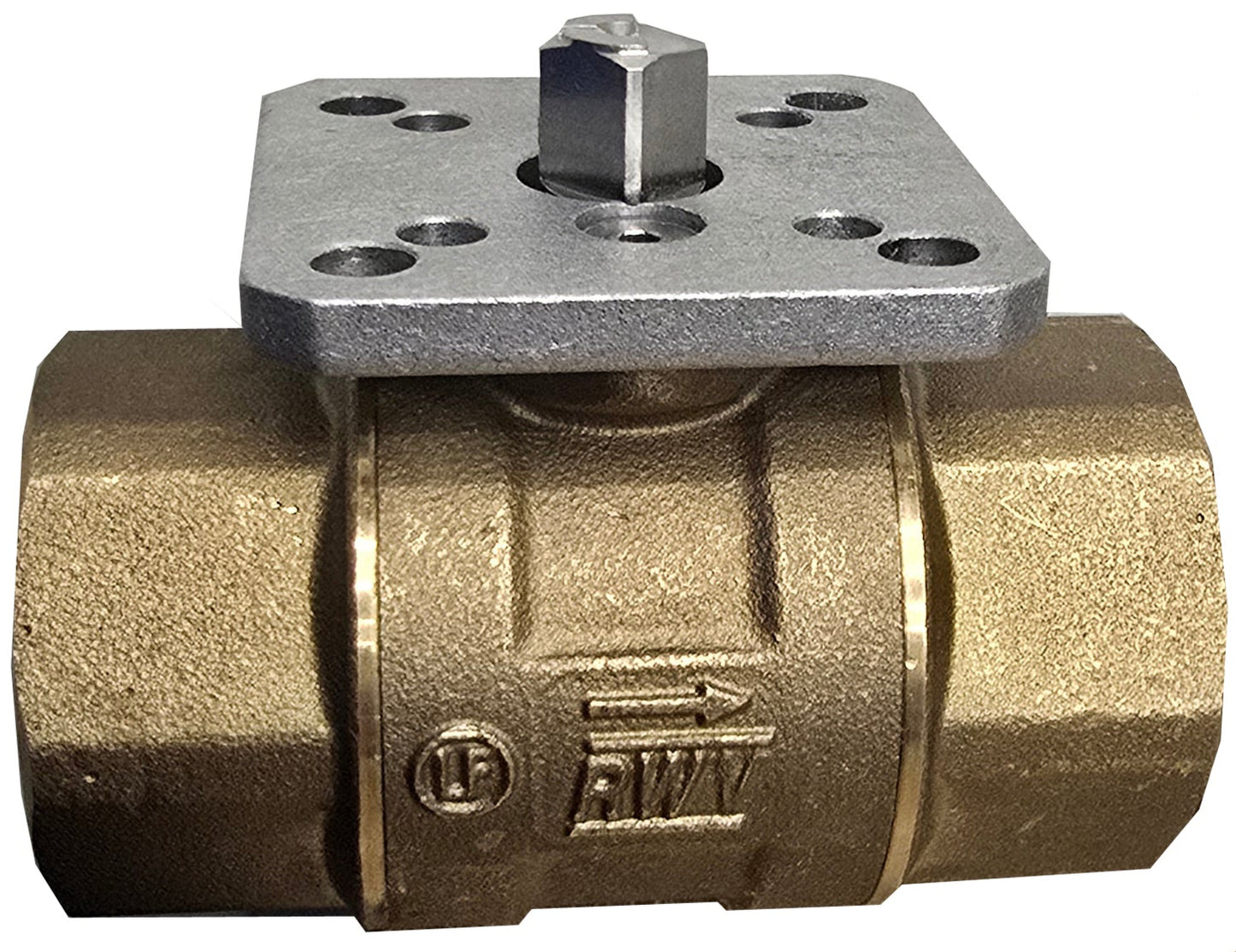 Red White LF Actuated ISO mount Ball Valve NSF-61 Certified