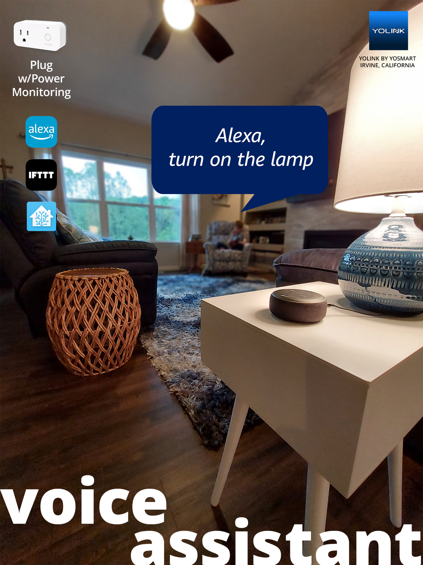 Smart Plug With Power Monitoring, YoLink Hub Required