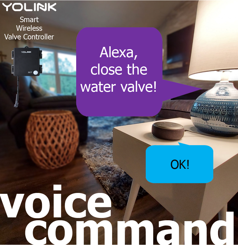 YoLink Smart Wireless LoRa Long-Range Water Valve Controller with 12VDC Ball Valve Manipulator HUB REQUIRED - YoLink