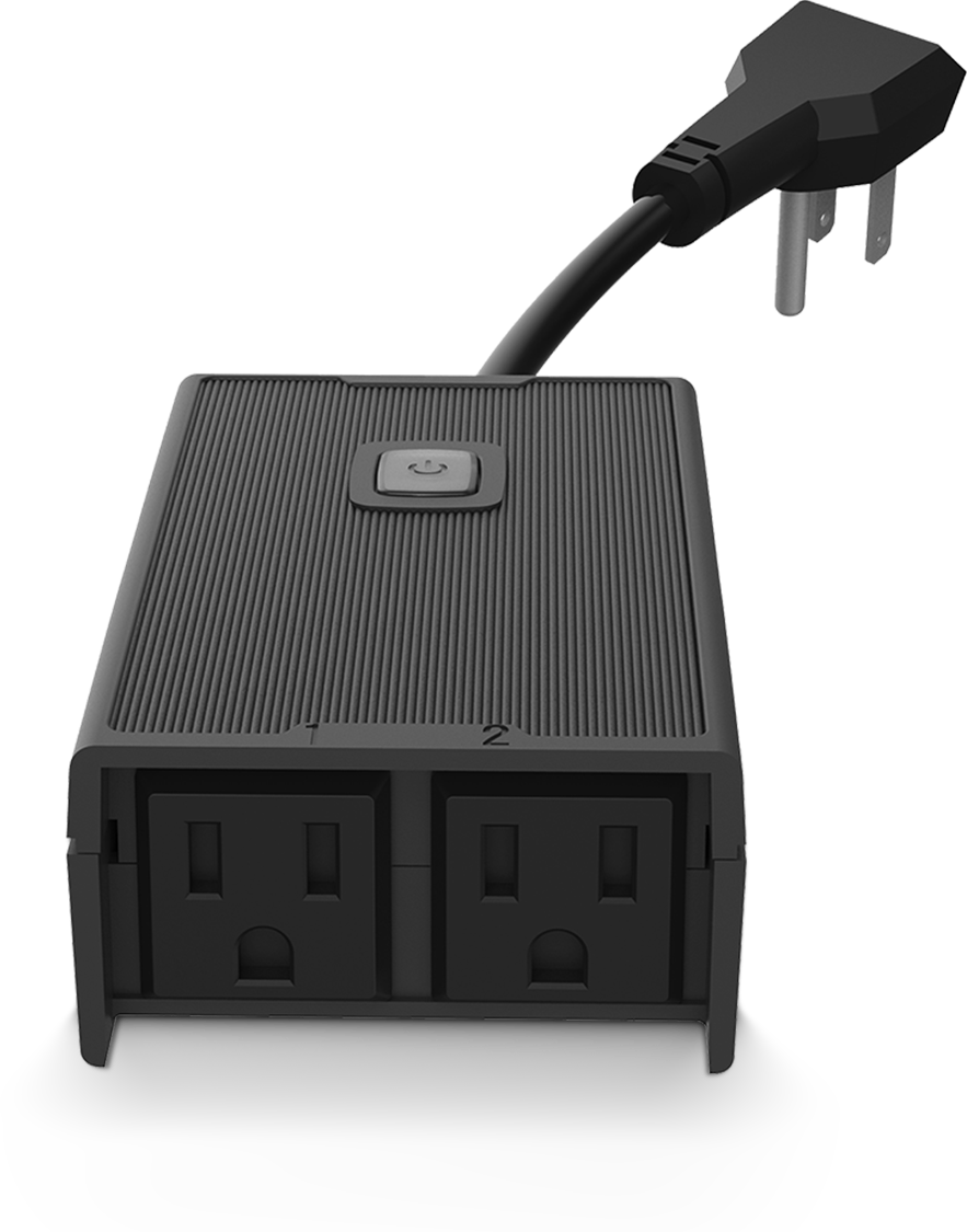 Smart Outdoor Plug, Two Independent Outlets, YoLink Hub Required