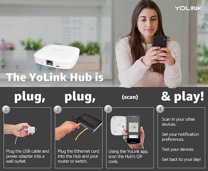YoLink Network Hub - WIFI or Ethernet connectivity