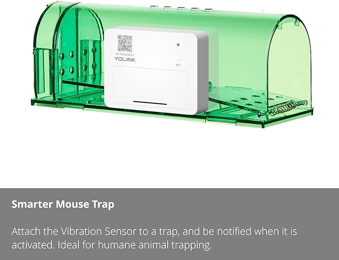 YoLink Smart Vibration Sensor, Shock Sensor, Glass Break, Hub Required