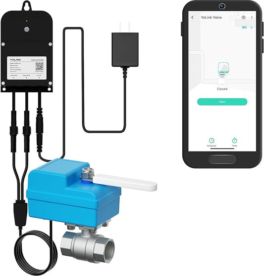 Wireless Smart Valve Control Kit, EVO Stainless Steel Motorized Valve, Wireless Valve Controller 2